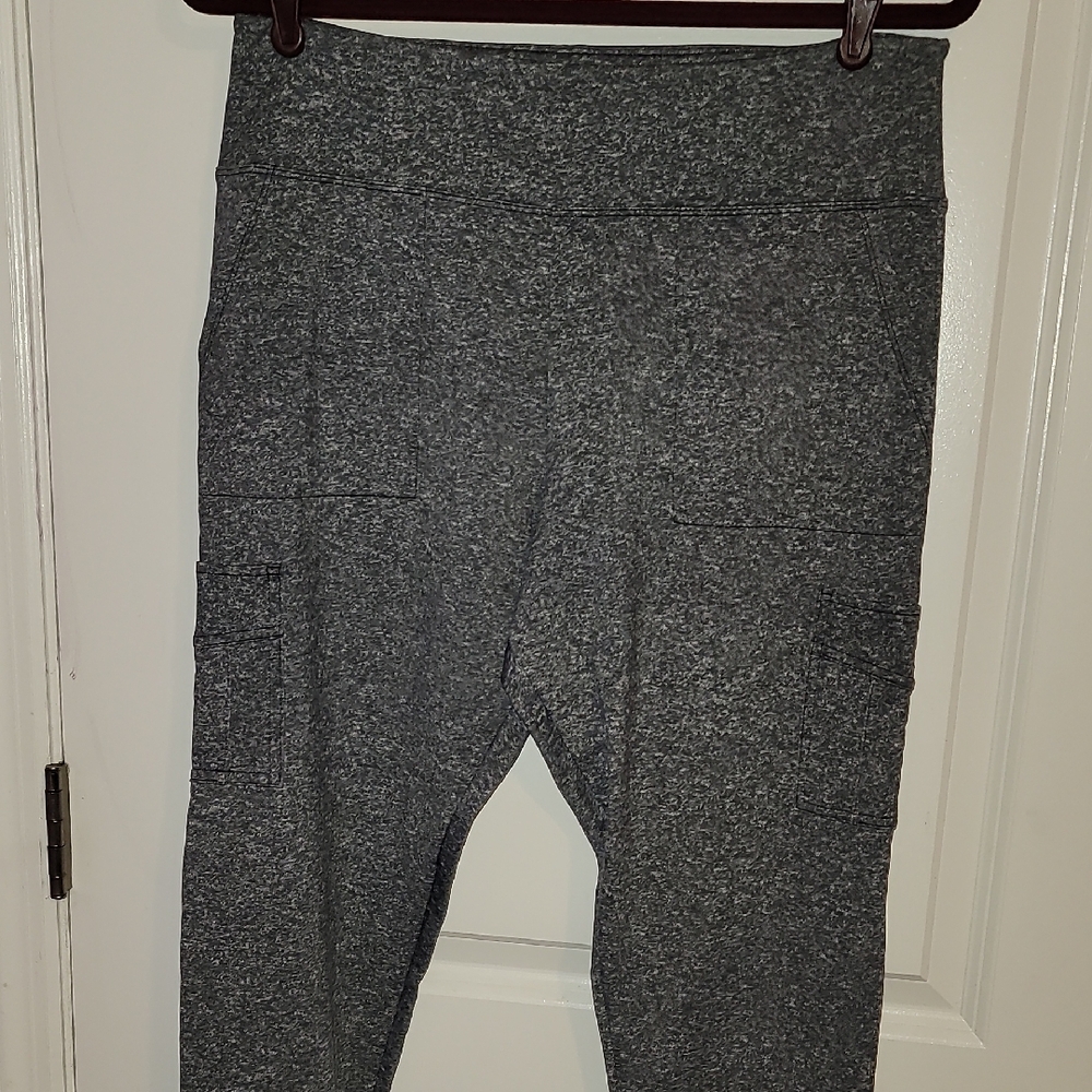 PINK Victoria's Secret Charcoal Leggings Sz:XL NWT - Picture 2 of 6